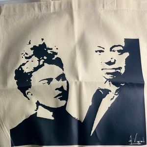 Frida Kahlo + Diego Rivera // Organic cotton shopping bag
